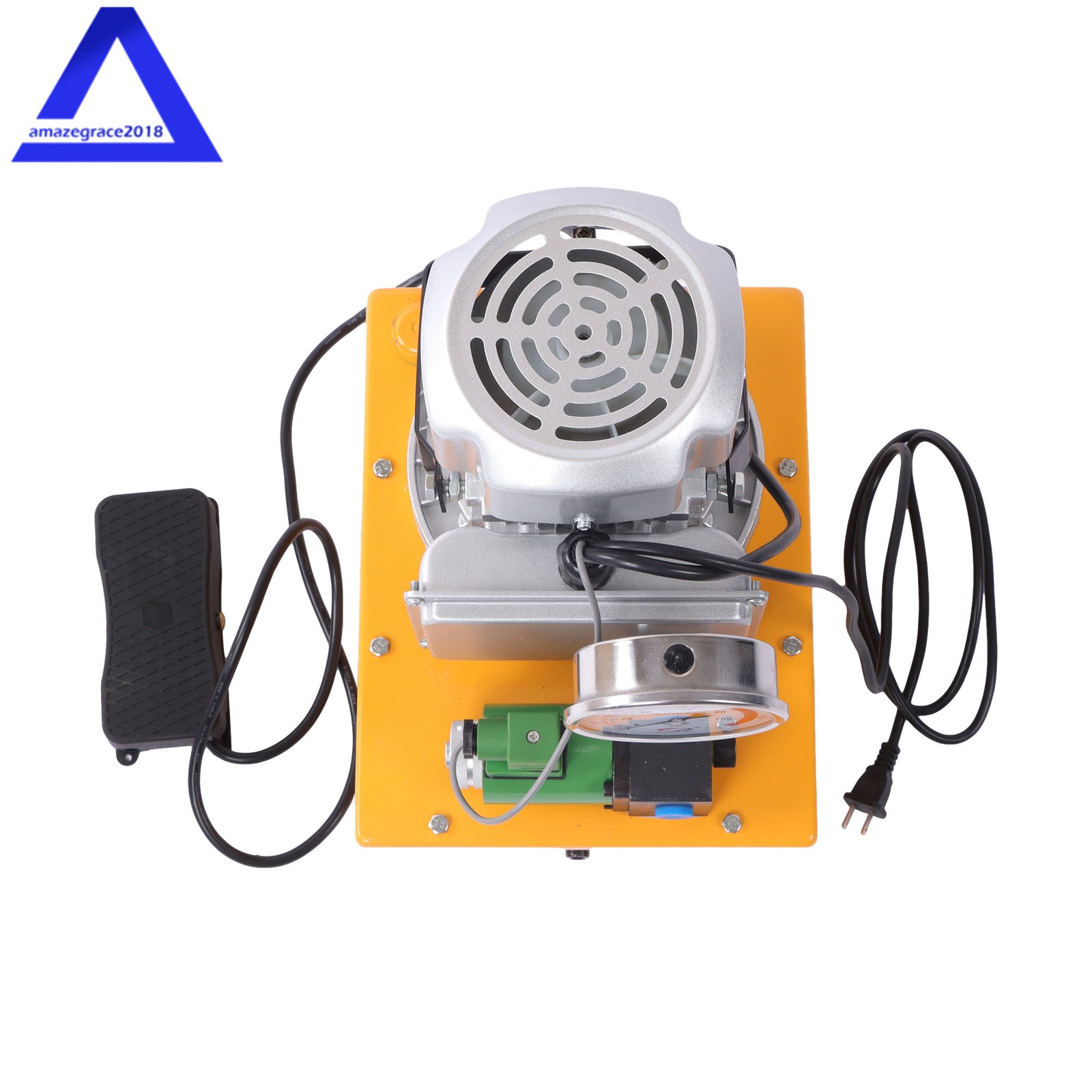 Electric Hydraulic Pump Single Acting Oil Pump 10000 PSI 750W 8L Solenoid Valve