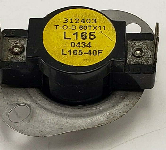 Therm-O-Disc Limit Switch L165 L165-40F 312403