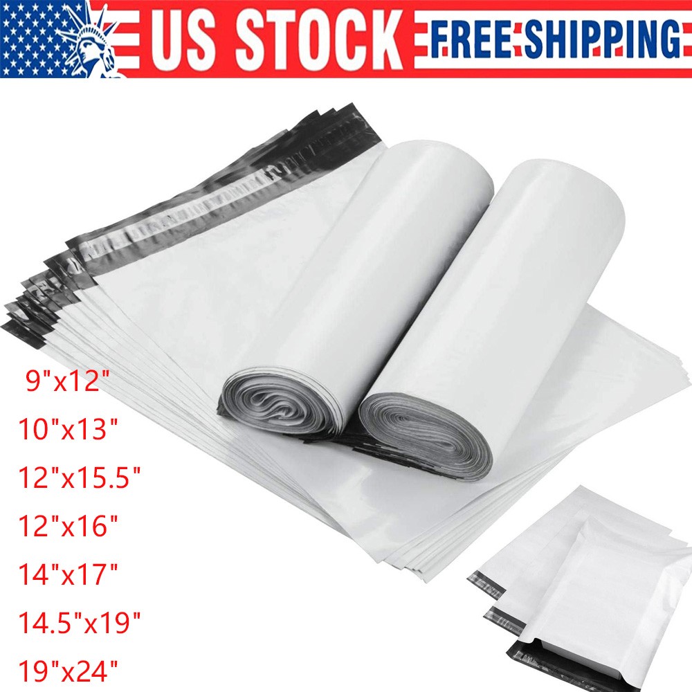 Poly Mailers Shipping Envelopes Self Sealing Plastic Mailing Bags Choose Size US