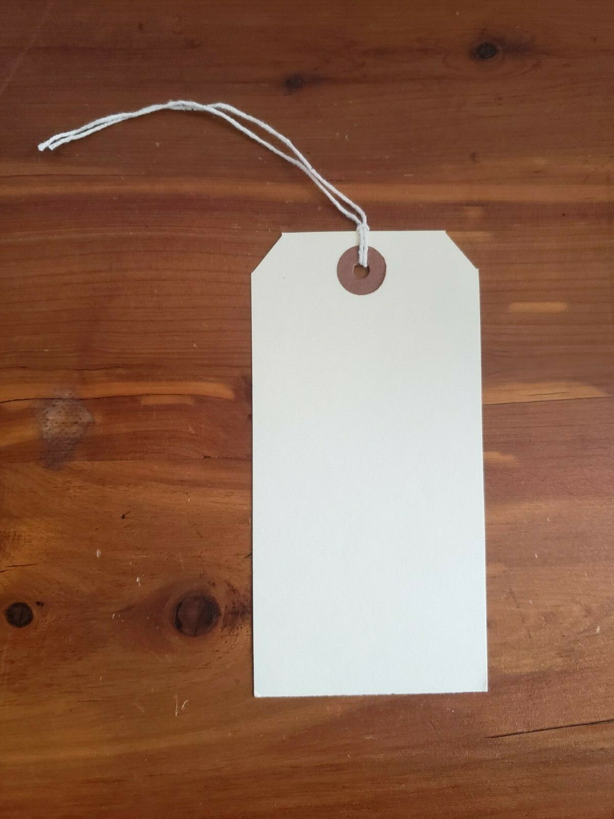 100 Manila Tags 4 3/4″ x 2 3/8″ Size 5 Inventory Shipping Hang Tag with String