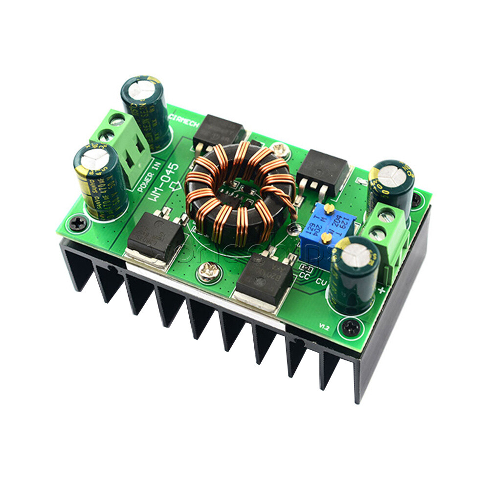 DC 5V~30V 300W 10A CC CV Auto Step-Up Step-Down Buck-Boost Power Supply Module