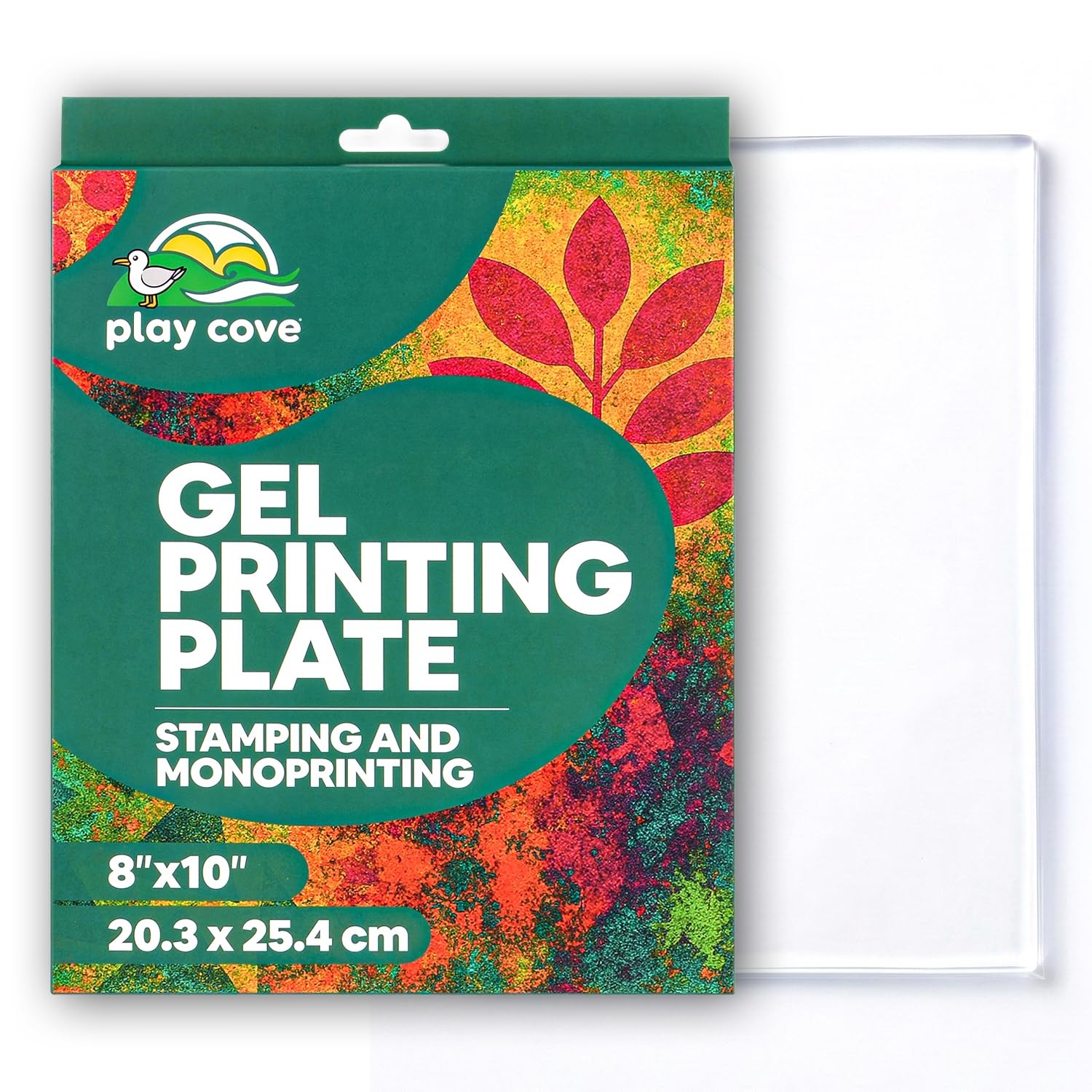 Gel Plates for Printing 8″ x 10″ – Reusable 8×10 inches, Clear