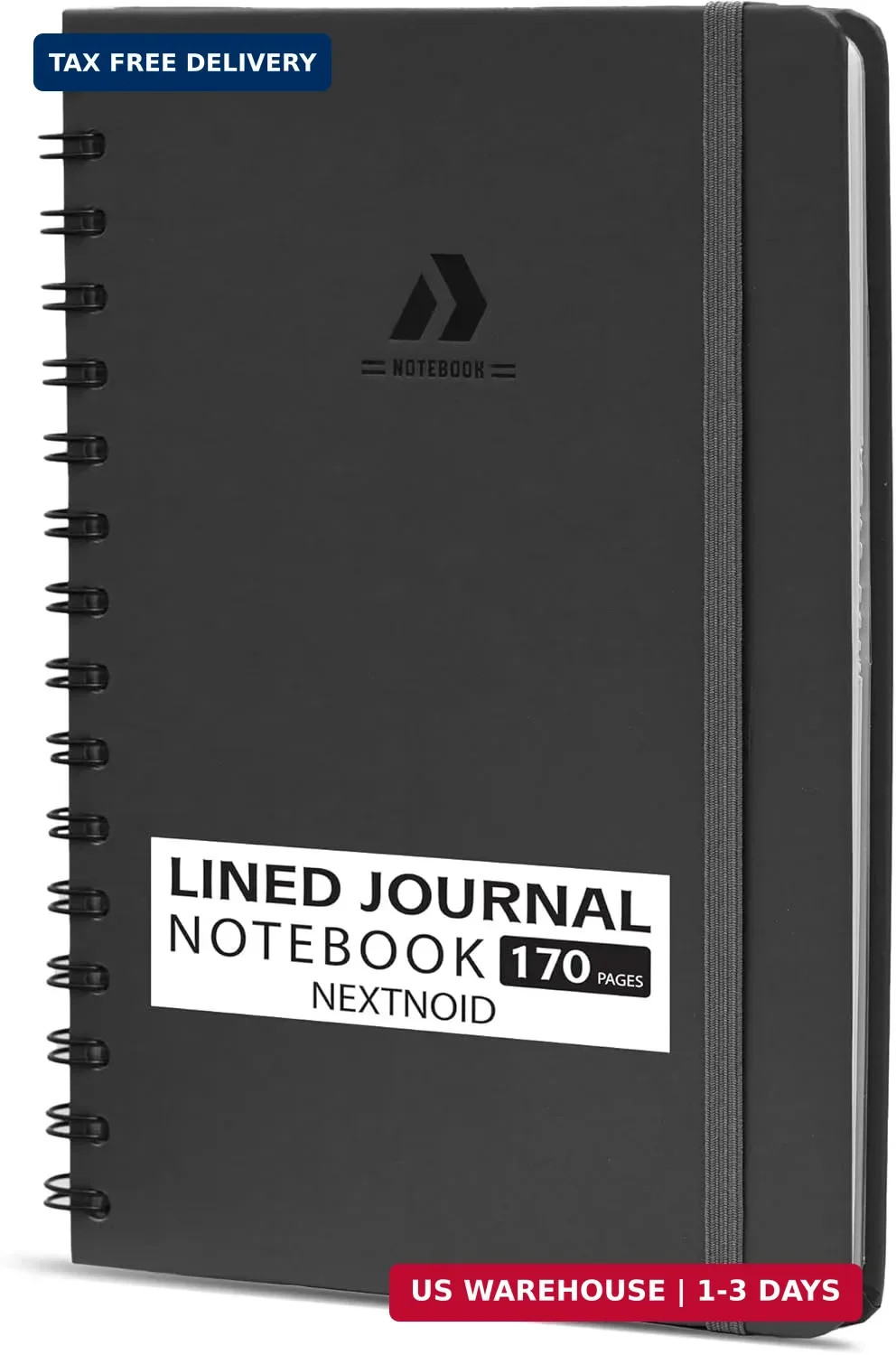 Nextnoid Lined Spiral Notebook Journal For Women & Men – A5(5.8″ x 8.3″) 170 Pag