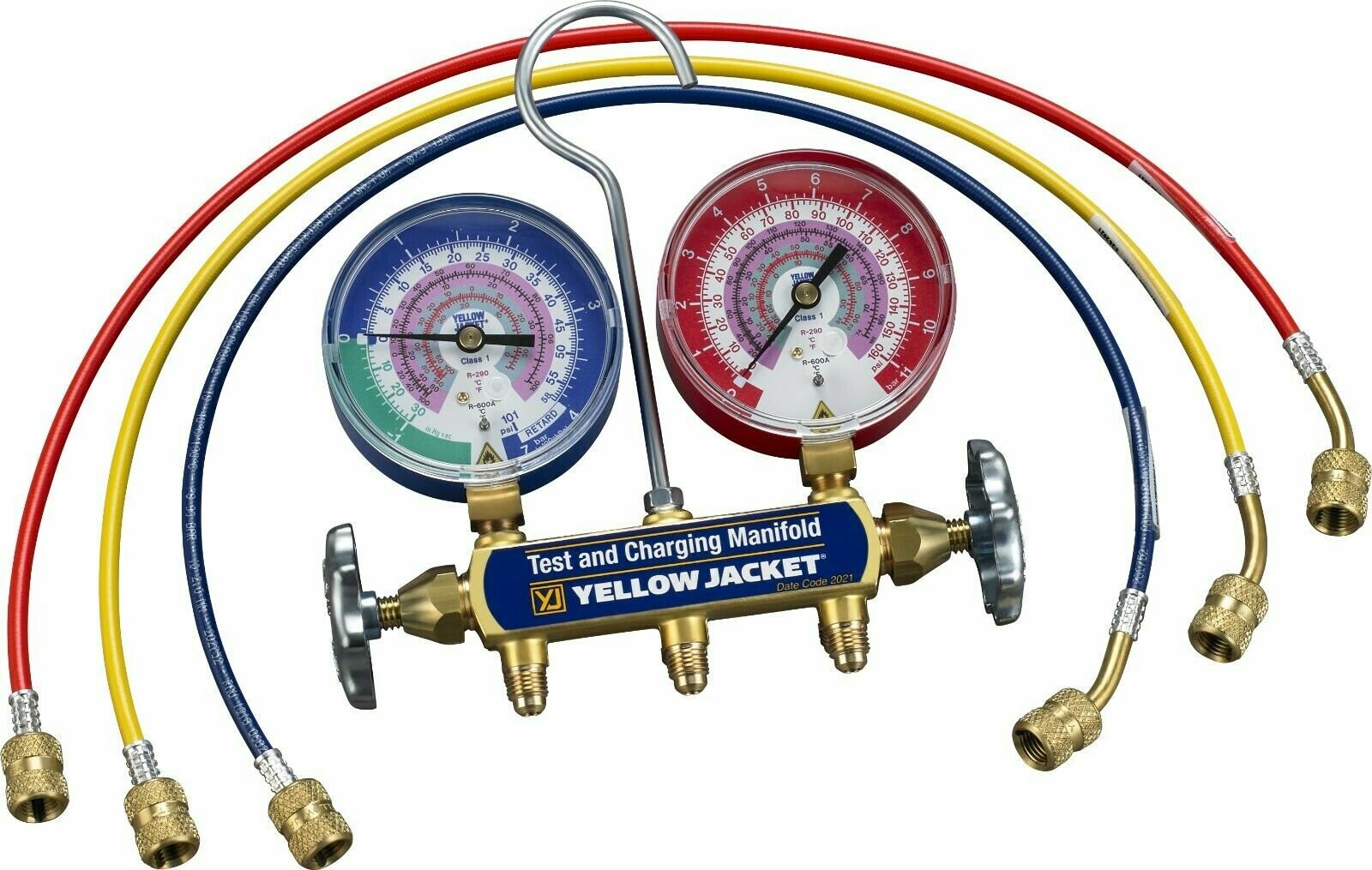Yellow Jacket 41868 – Series 41 Hydrocarbon (R-290, R-600a) Two Valve Manifold