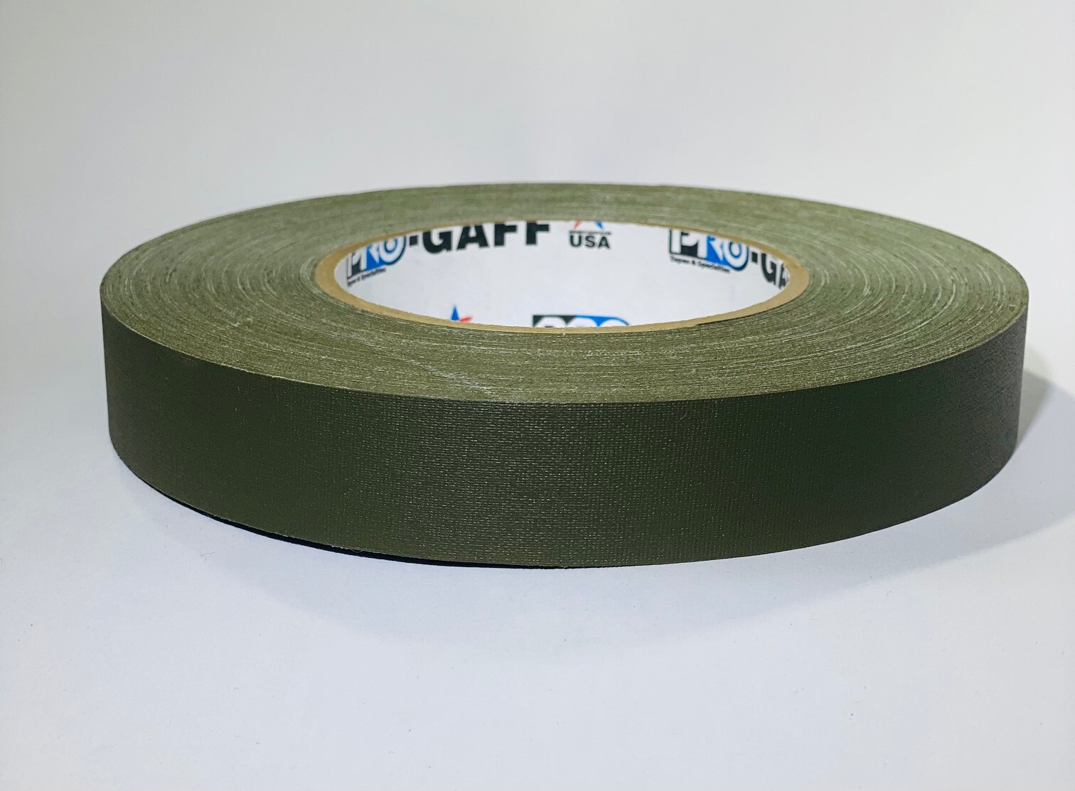 Pro Tapes Pro Gaffer Tape Olive Drab 1″ x 55 yds.