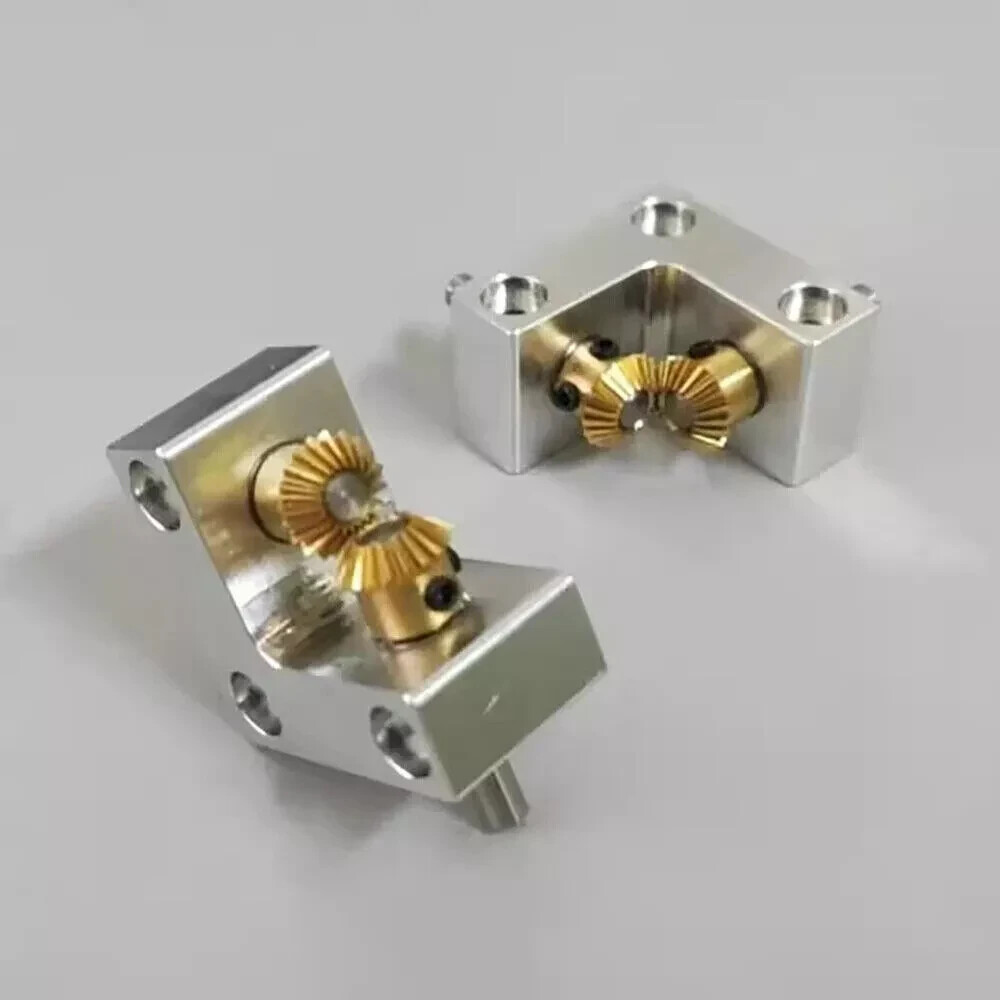 Right Angle Commutator Small Bevel Gearbox 90 Degree Drive Angle Converter 1:1