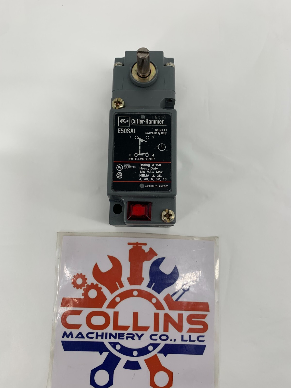Eaton Cutler-Hammer E50SAL E50ALR1 120V 10A NEMA Rated Limit Switch
