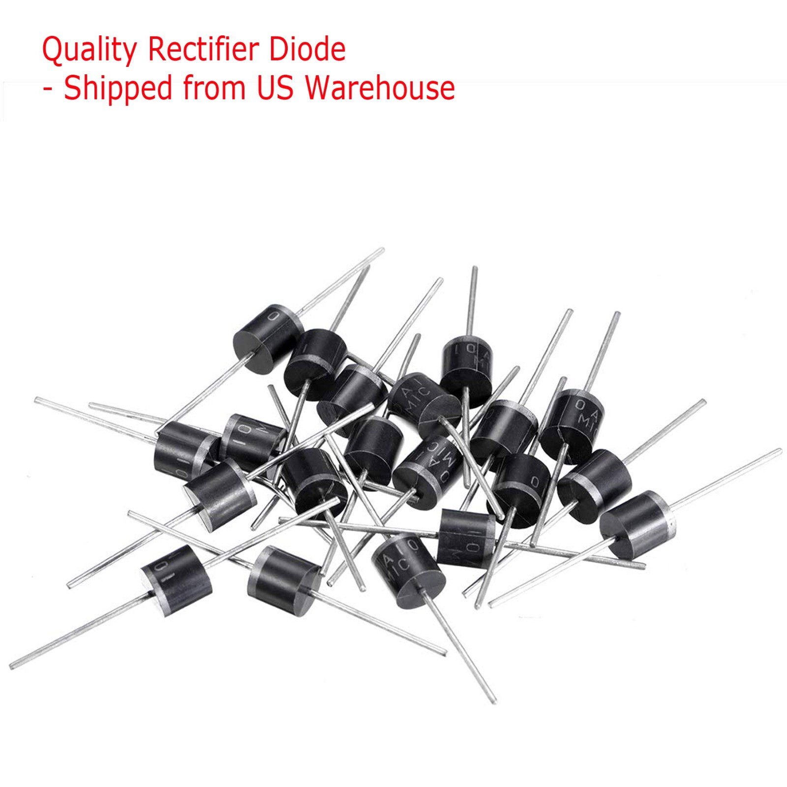 12 Pieces 10A10 10 Amp 1000V 10A 1KV Axial Rectifier Diode solar panel C16