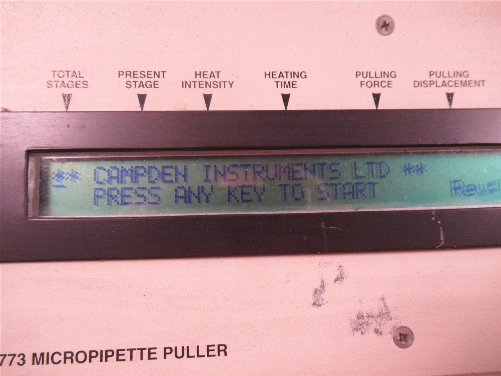 Campden Instruments 773 Micropipette Puller V16KX Sutter Instrument