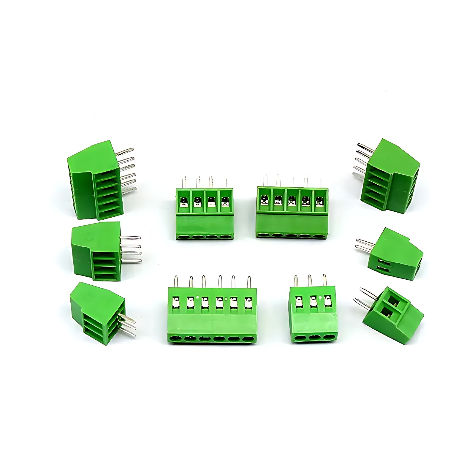 KF128 2.54mm PCB Mini Screw Terminal Blocks Connector for Wires 2P-10P Terminal