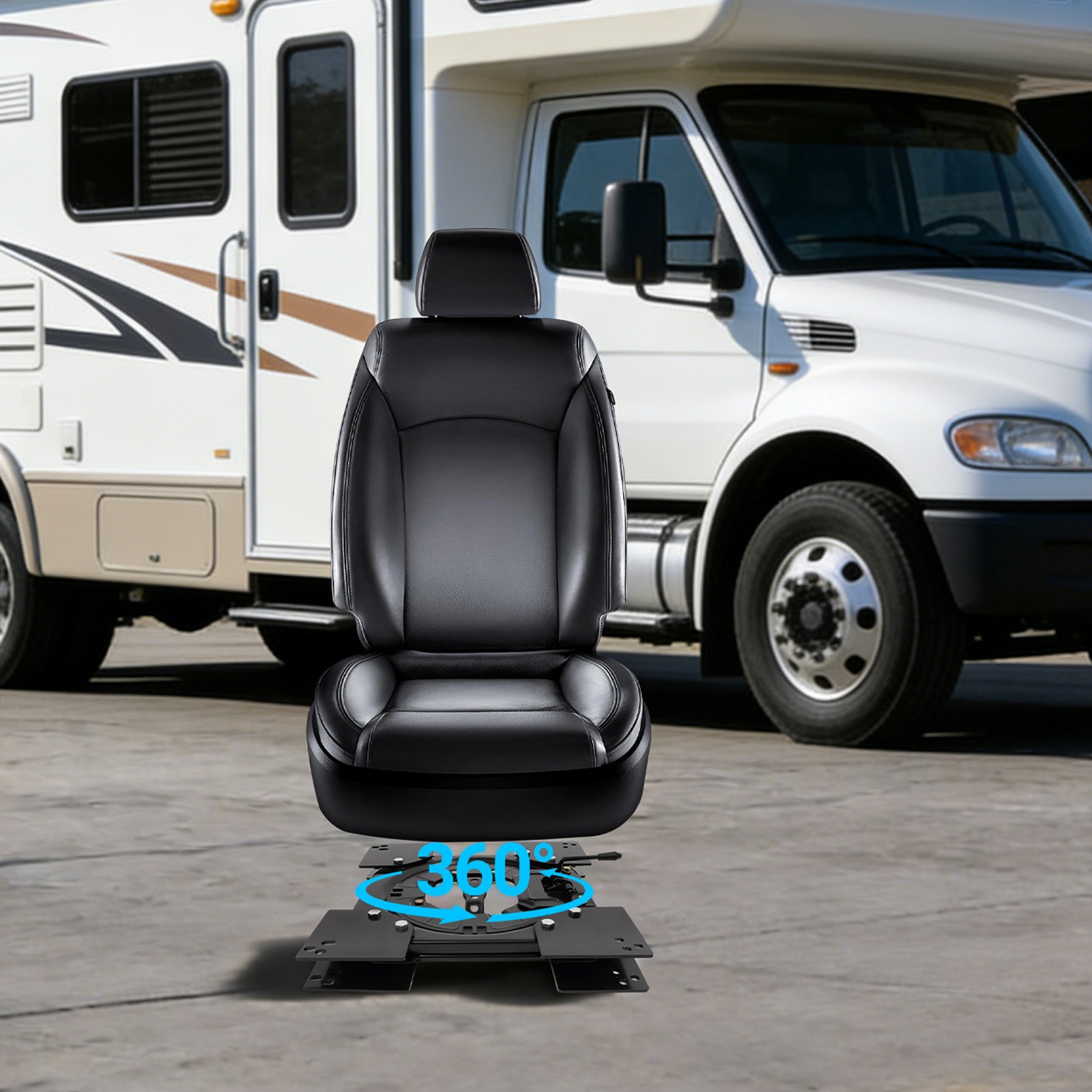Black Swivel Seat Mounting Plate,Steel Car Seat Swivel Plate,RVSwivel Seat Base