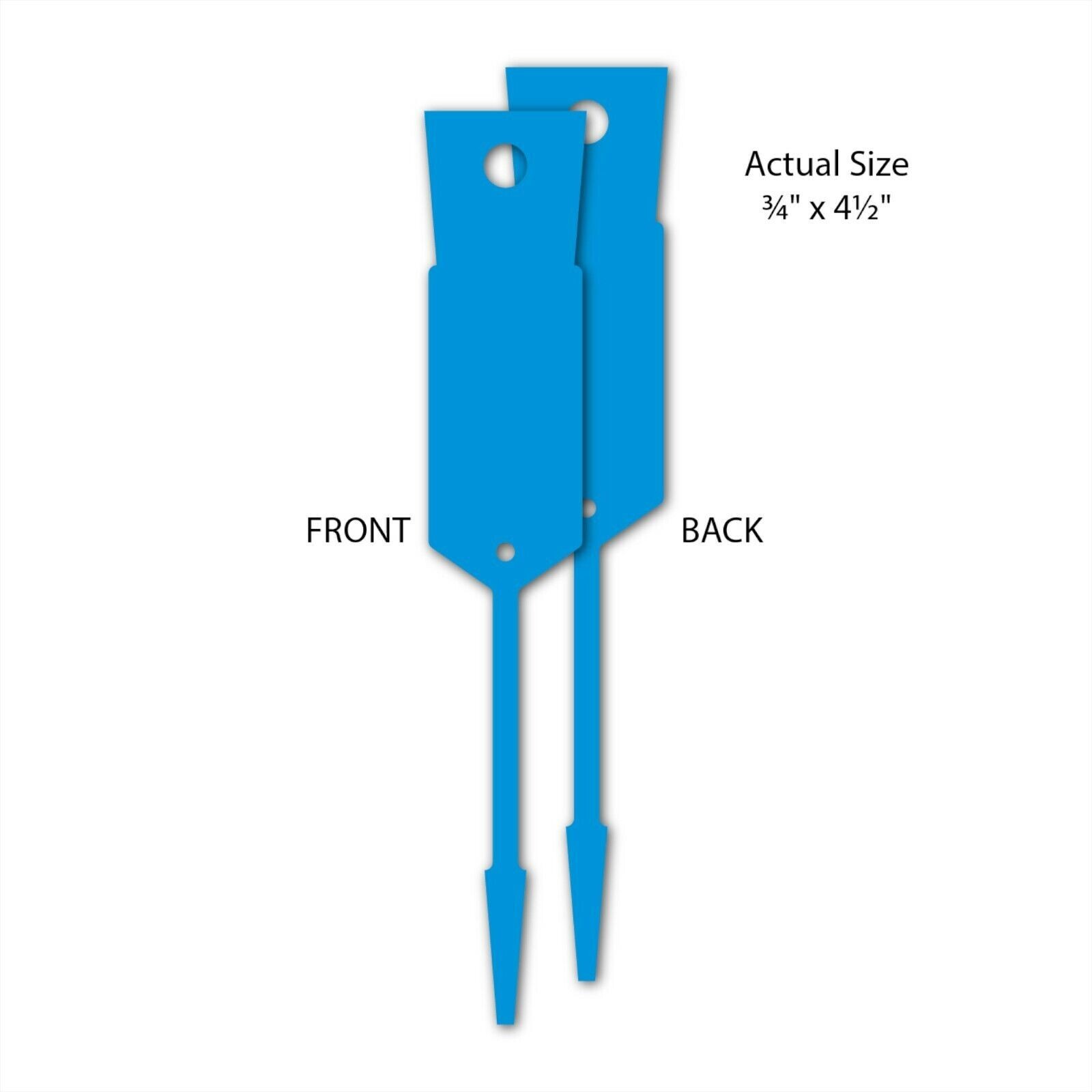 Versa-Tags Self Locking Key Tags Plastic Arrow Key Tags Choose Your Color