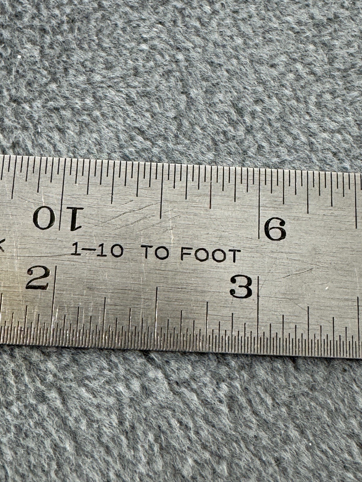 Vintage Lufkin No.83C Pattern Makers Shrink Rule 1-10 To FT 12″ 4R USA 🇺🇸