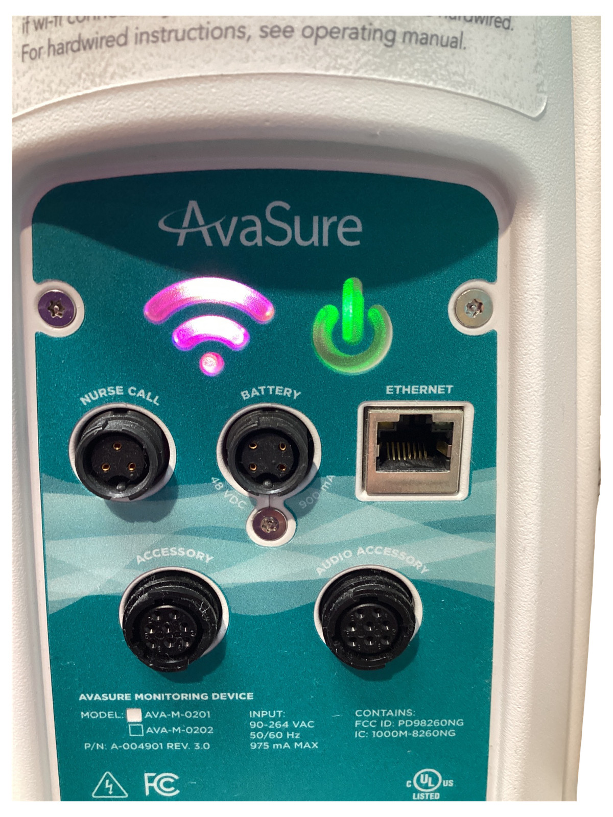 AVASURE PATIENT MONITORING DEVICE