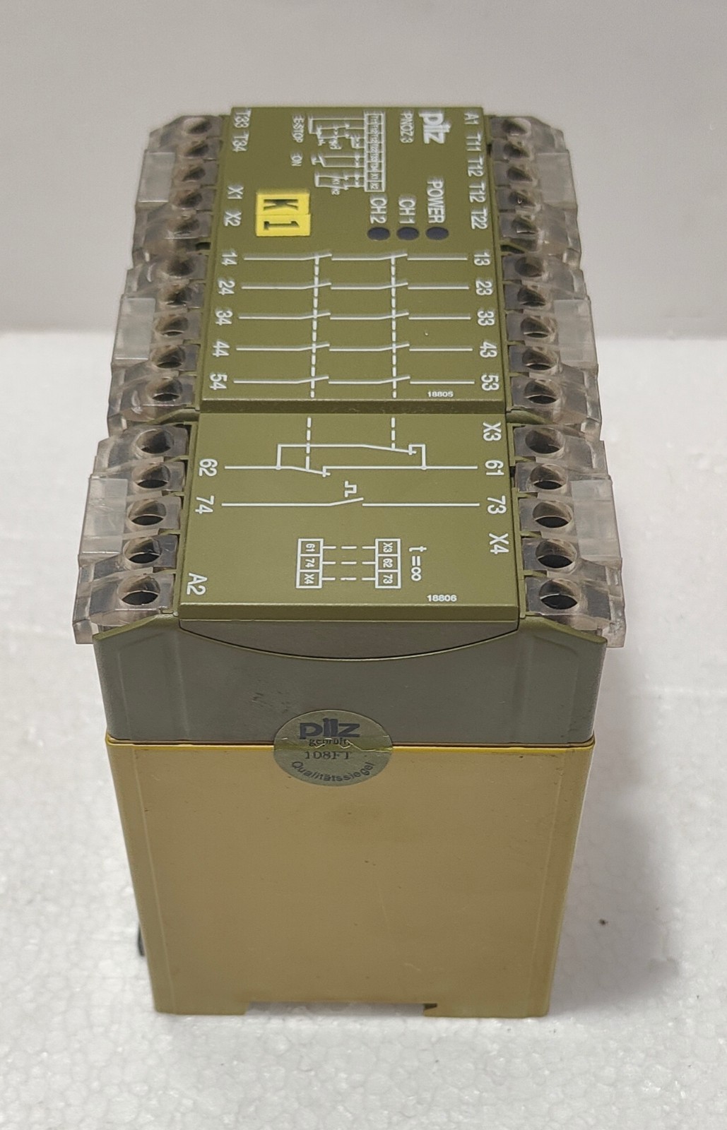 PILZ 474894 PNOZ 3 5S 10 1W SAFETY RELAY 24VDC