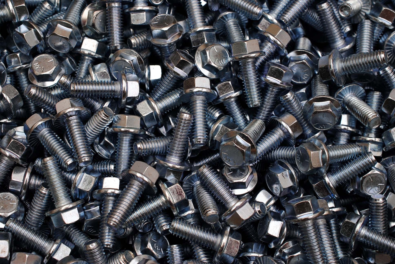 (100) Grade 5 Hex Head 3/8-16 x 1 Serrated Flange Bolts Cap Screws Zinc