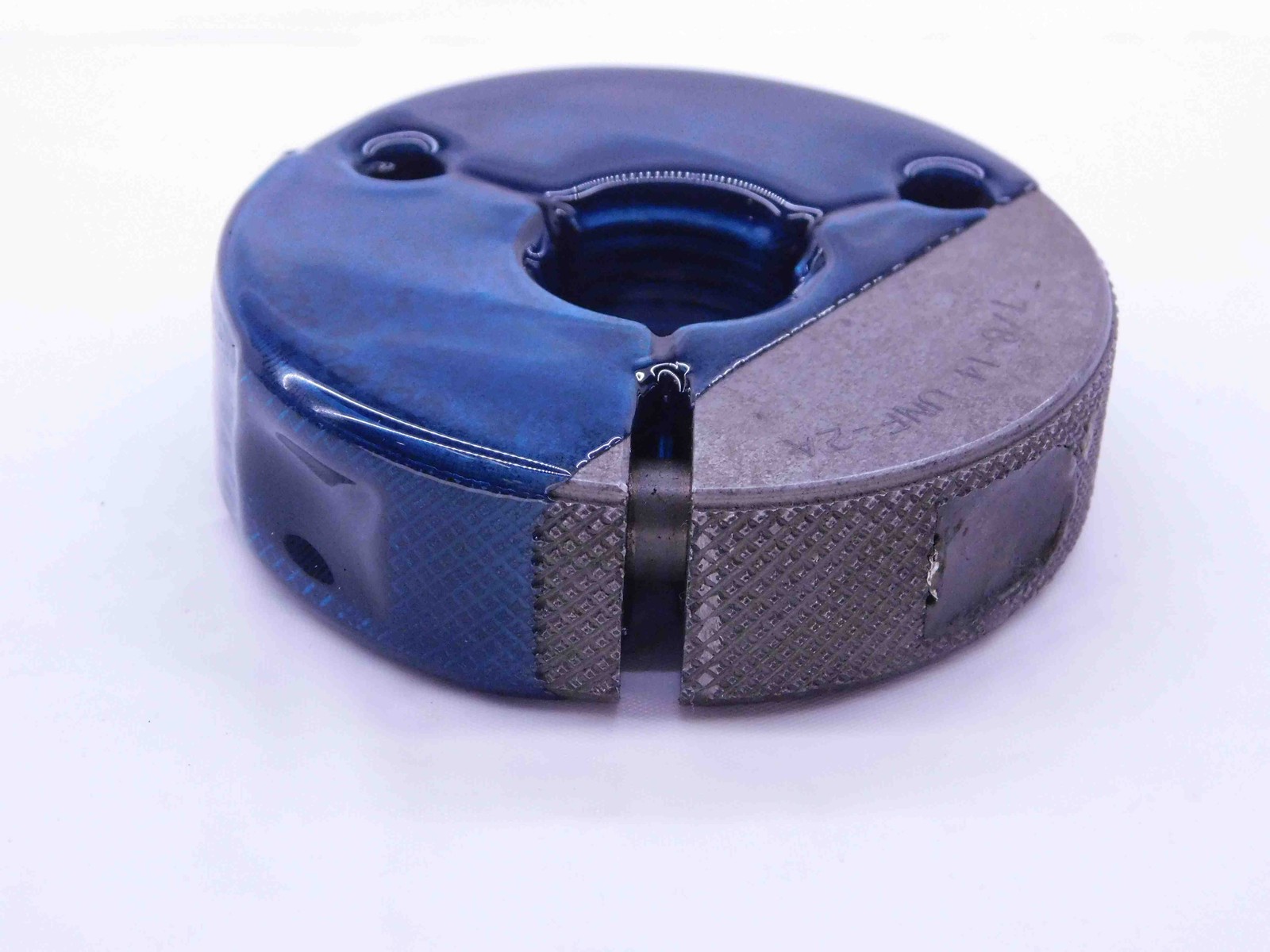 7/8 14 UNF 2A THREAD RING GAGE .875 .8750 GO ONLY P.D. = .8270 INSPECTION CHECK