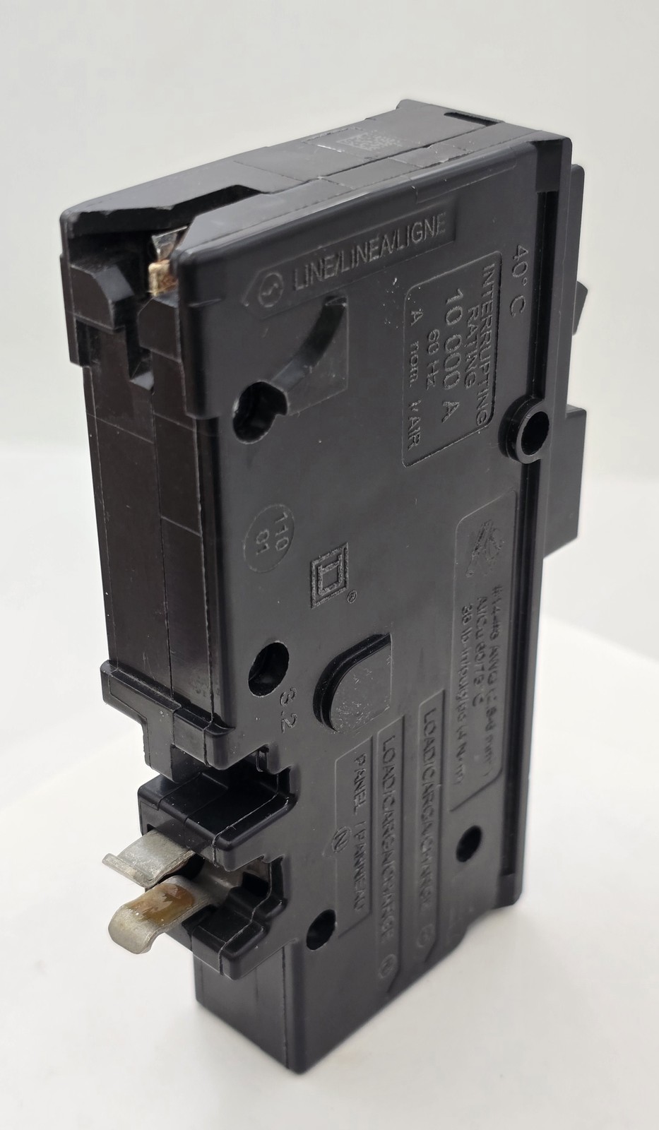 Square D HOM120PCAFI 1 Pole 20 Amp 120V Circuit Breaker HOM Plug In