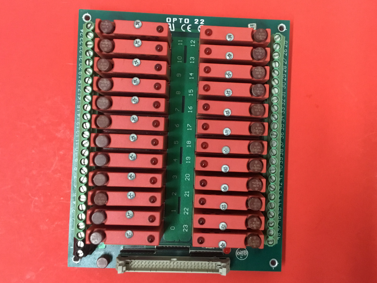 OPTO 22 – P/N: G4PB24 – Circuit Board – w/ G4 ODC5 – Input Modules