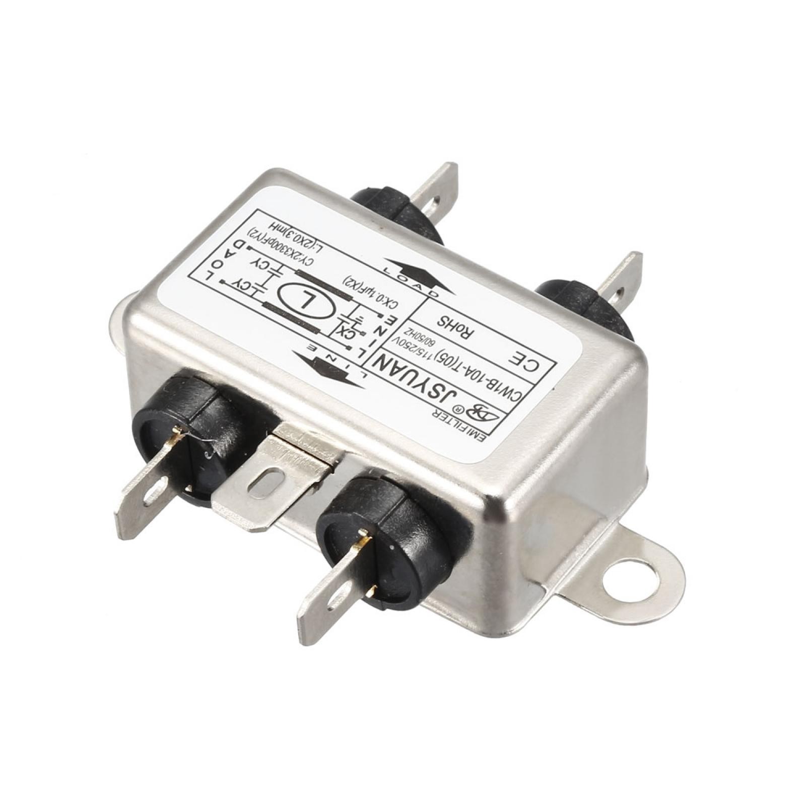 CW1B-10A-T 115/250V 10A AC Power Single Phase Line Filter