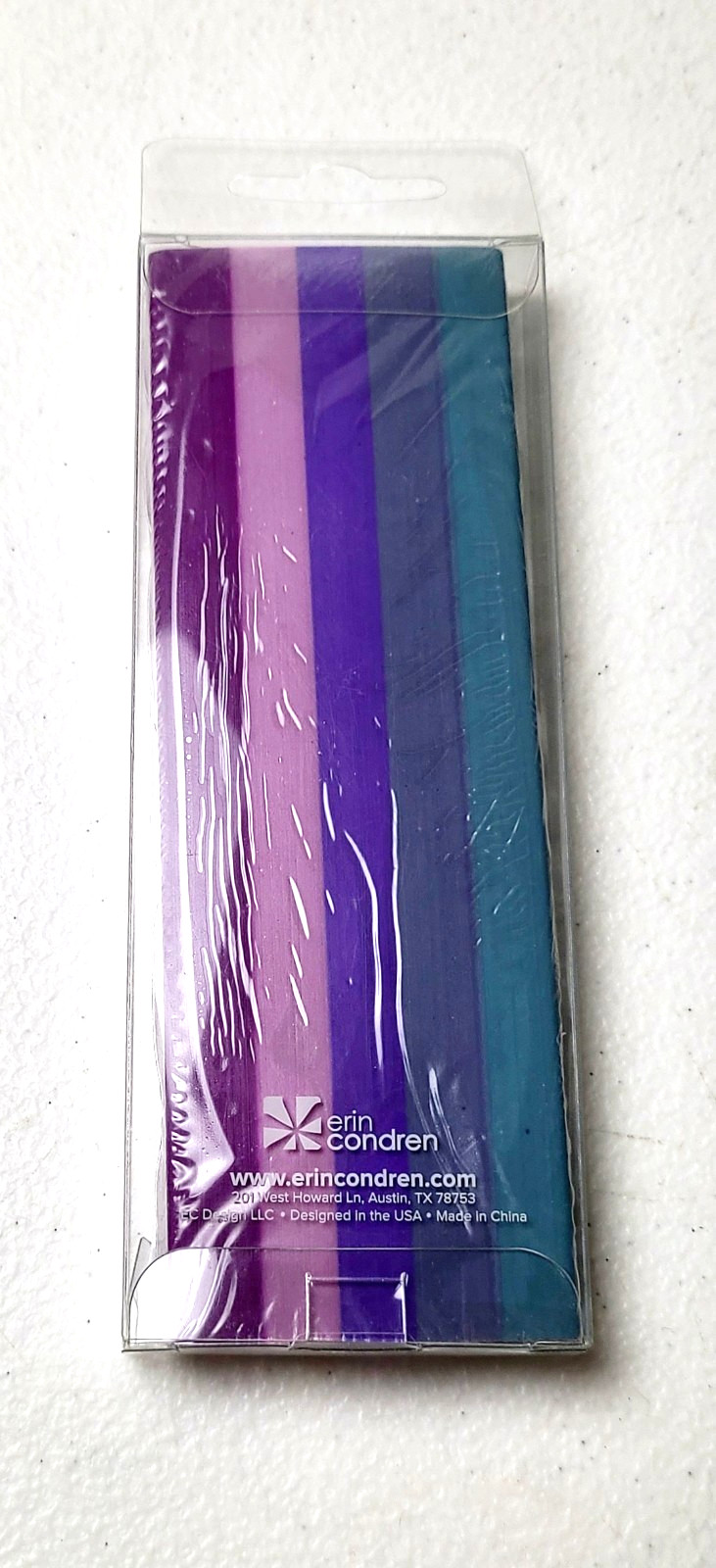 Erin Condren Fall Surprise Box 2020 Striped Large Eraser Exclusive Collectible