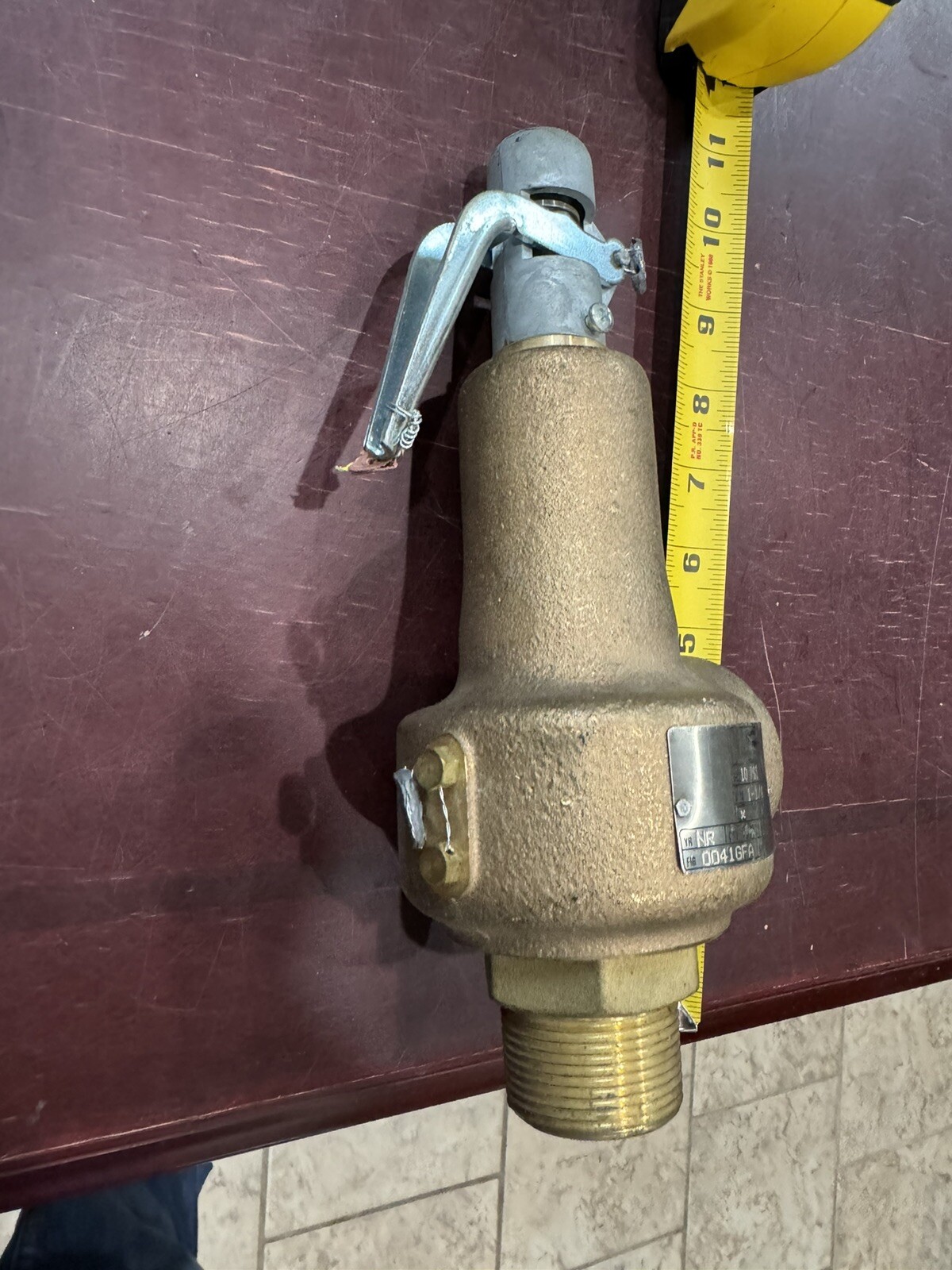 1.25 in x 2 in Steam Pressure Relief Valve Spence Engineering