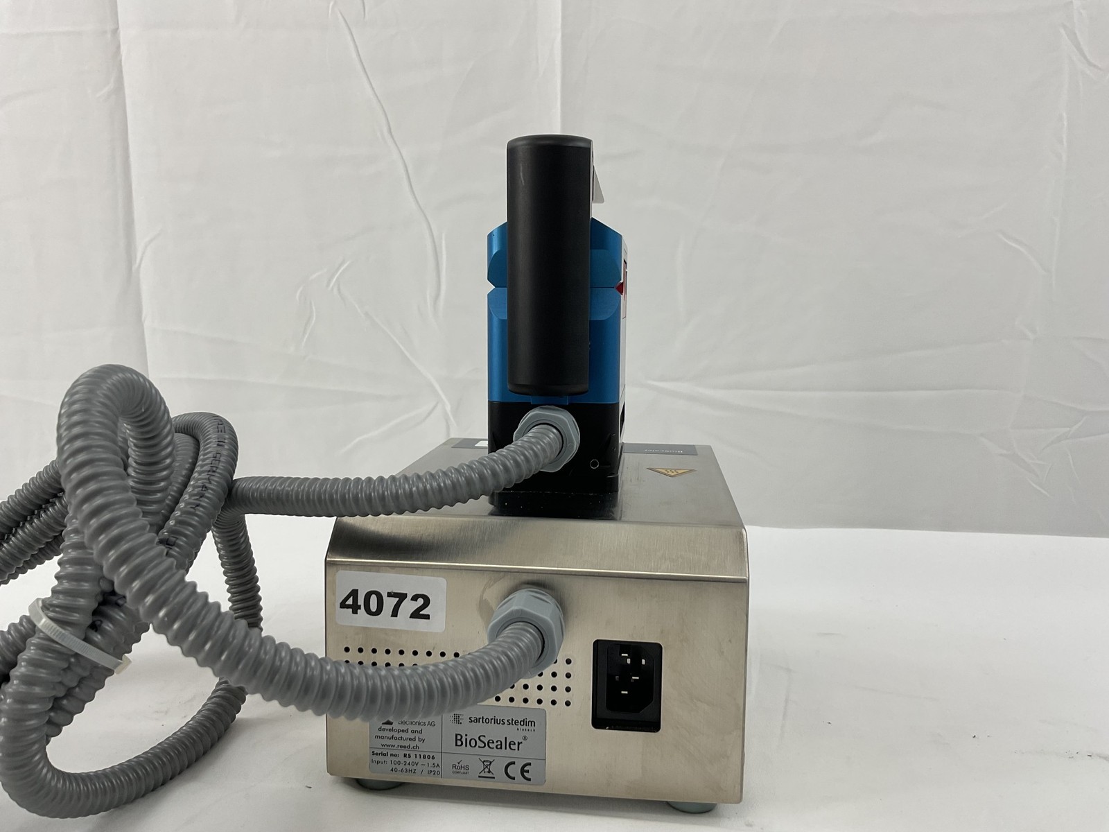 Sartorius Stedim 16361-P3 BioSealer Handheld Tube Sealer 1.6/2.4mm C-Flex TPE