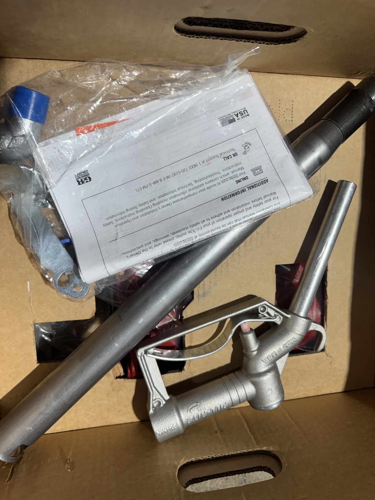 Fill-Rite FR610H 115V 15 GPM Fuel Transfer Pump W/Discharge Hose & Manual Nozzle