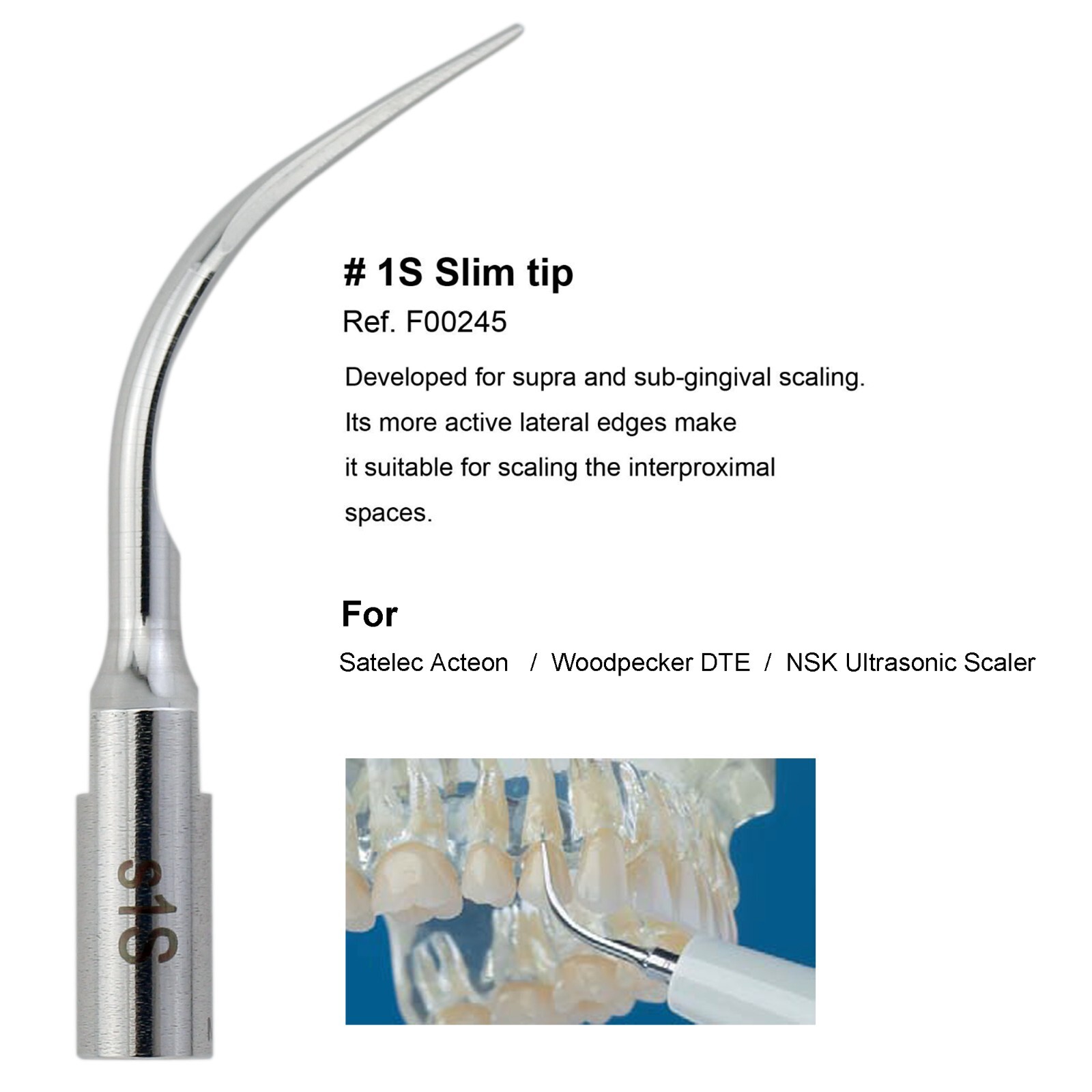 Dental Ultrasonic Scaler Handpiece P5 Newtron Slim B.LED For Satelec ACTEON Tips
