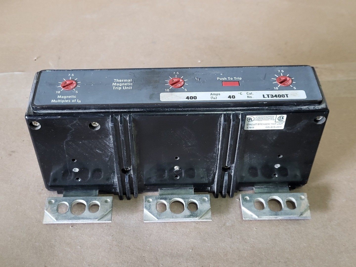 SQUARE D LT3400T 400 Amps 3-Phase Circuit Breaker Trip Unit – Electrical