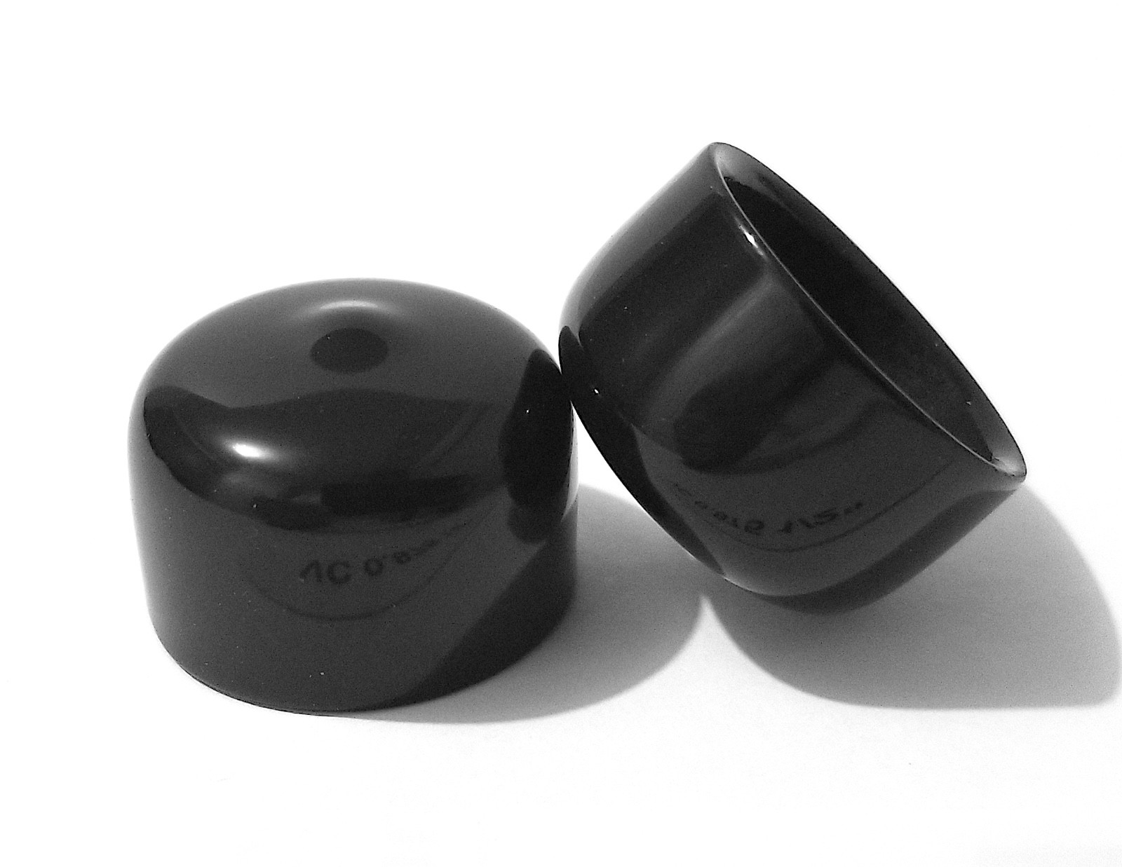 0.875″ 7/8″ Black Vinyl Rubber Flexible Round Tube Tubing Pipe End Cover Caps