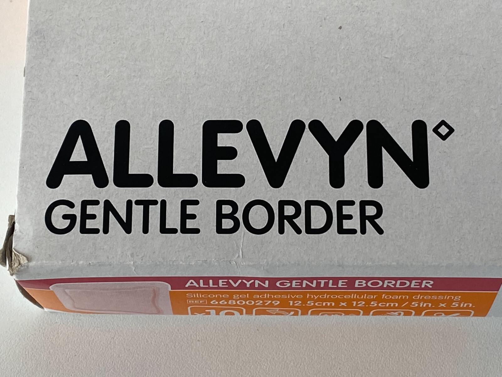 *H31*: 2 Boxes (10/Box) Allevyn Gentle Border 66800279 Exp 2026-03