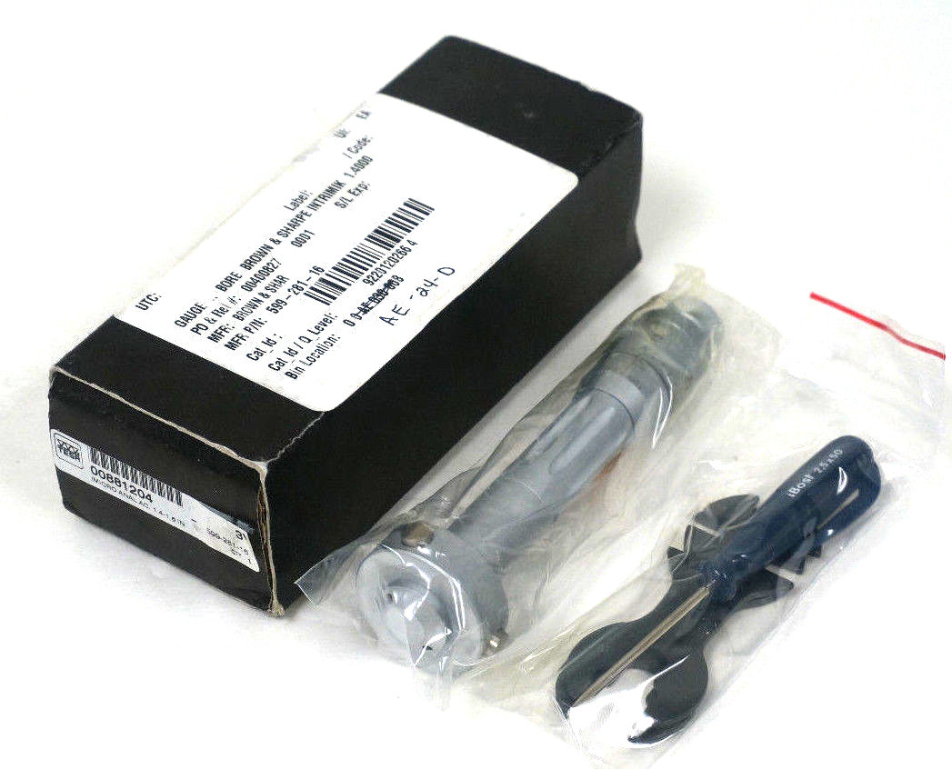 NEW BROWN & SHARPE 599-281-16 INTERNAL MICROMETER BORE GAGE 00881204