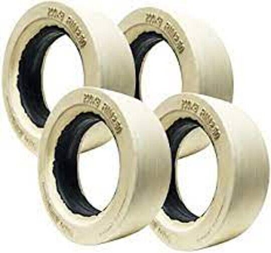 (QTY 4) Skyjack Part # 112604,NON MARKING SMOOTH,MOULD ON TIRE (7.85″ X 2.50″)