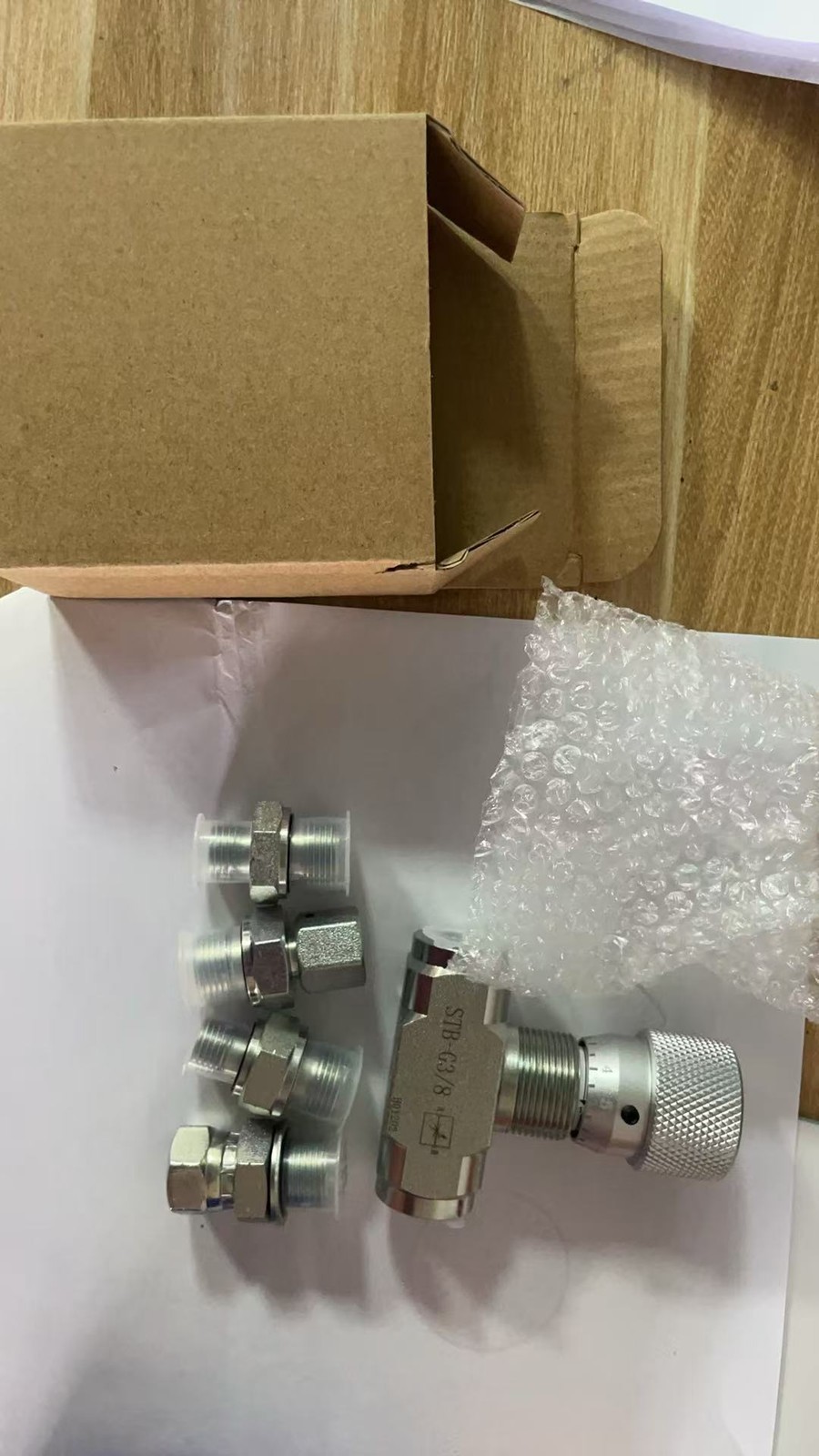 Hydraulic Flow Control Valve – STB-G3/8 – Mini Excavator – AGT – USA-3/8″ L08