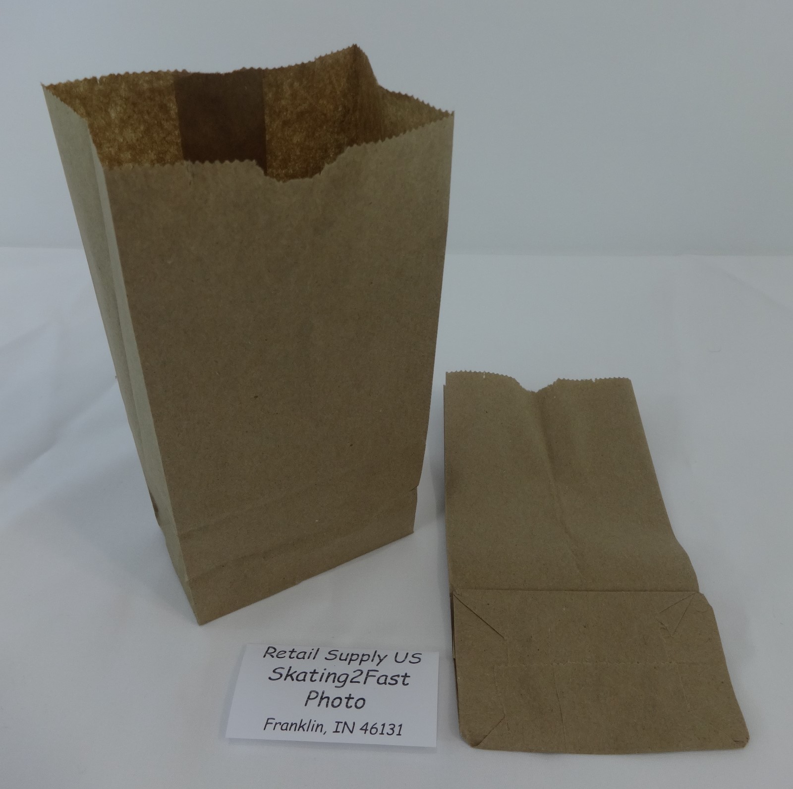 #2 Paper Brown Kraft Natural Sack Lunch Grocery Retail Bags
