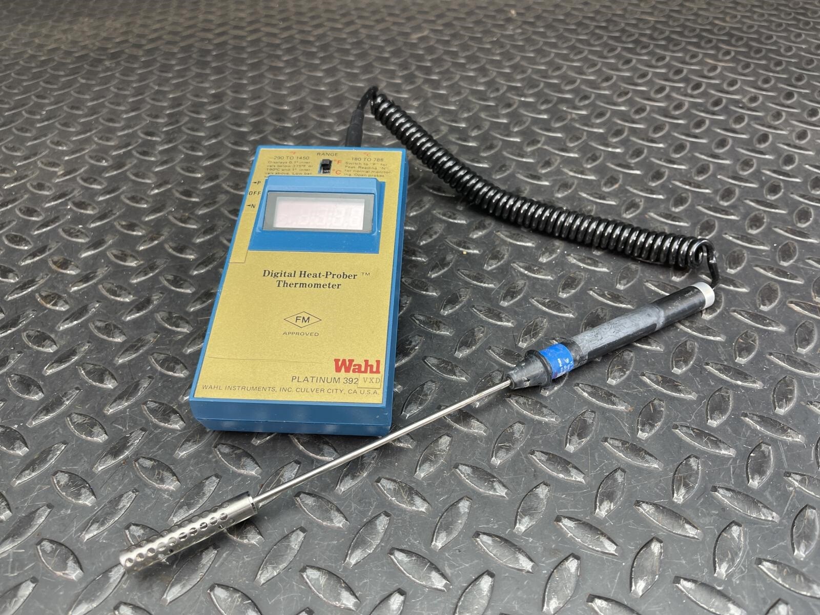 Wahl Platinum 392VXD Digital Heat-Prober Thermometer -60.0/752F (-51.1/400C) RTD