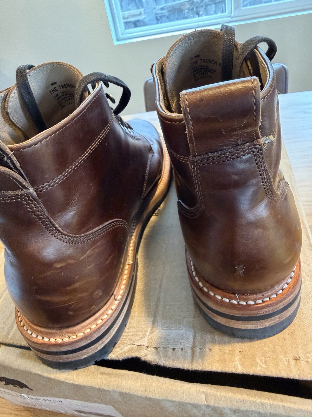Taylor Stitch The Trench Boot in Whiskey Men’s 10.5