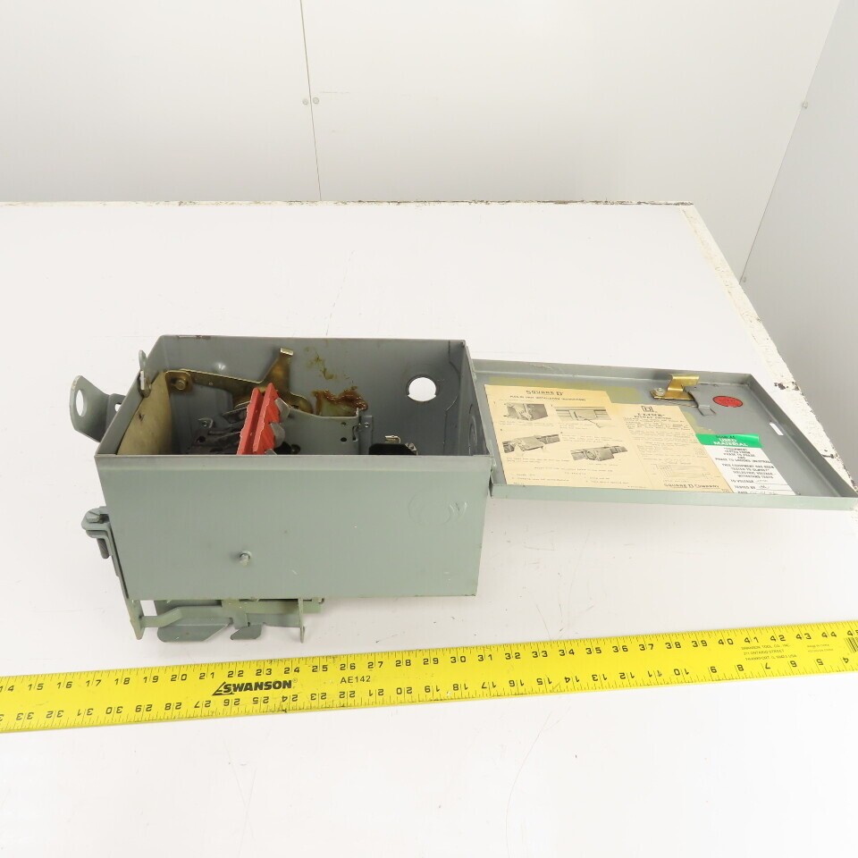 Square D PQ-3603G I-Line Fusible Busway Plug Switch Unit 30A 3P 3W 600V