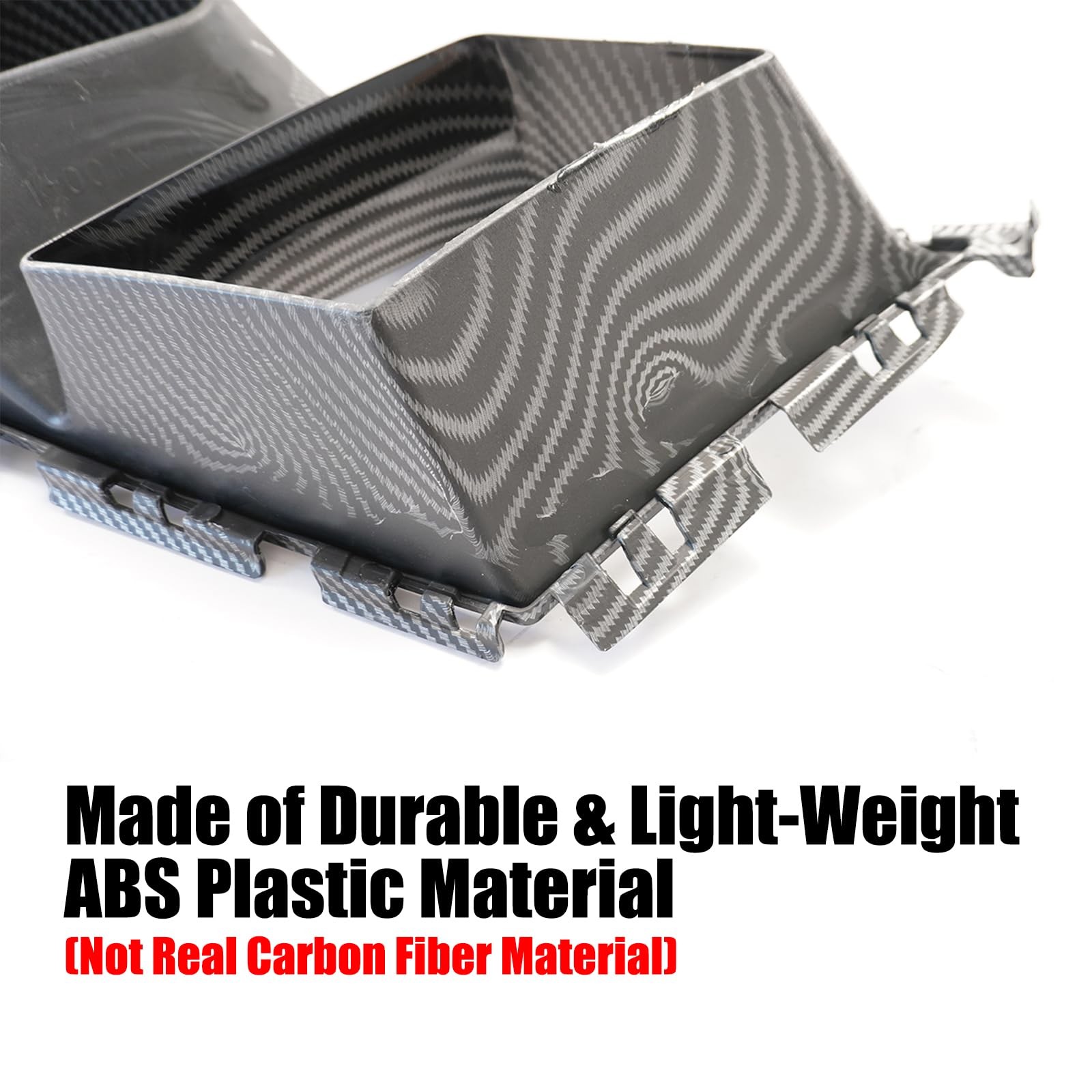 2PCS Front Bumper Air Vent Cover For BMW G80 M3 2021-2025 Carbon Fiber Style