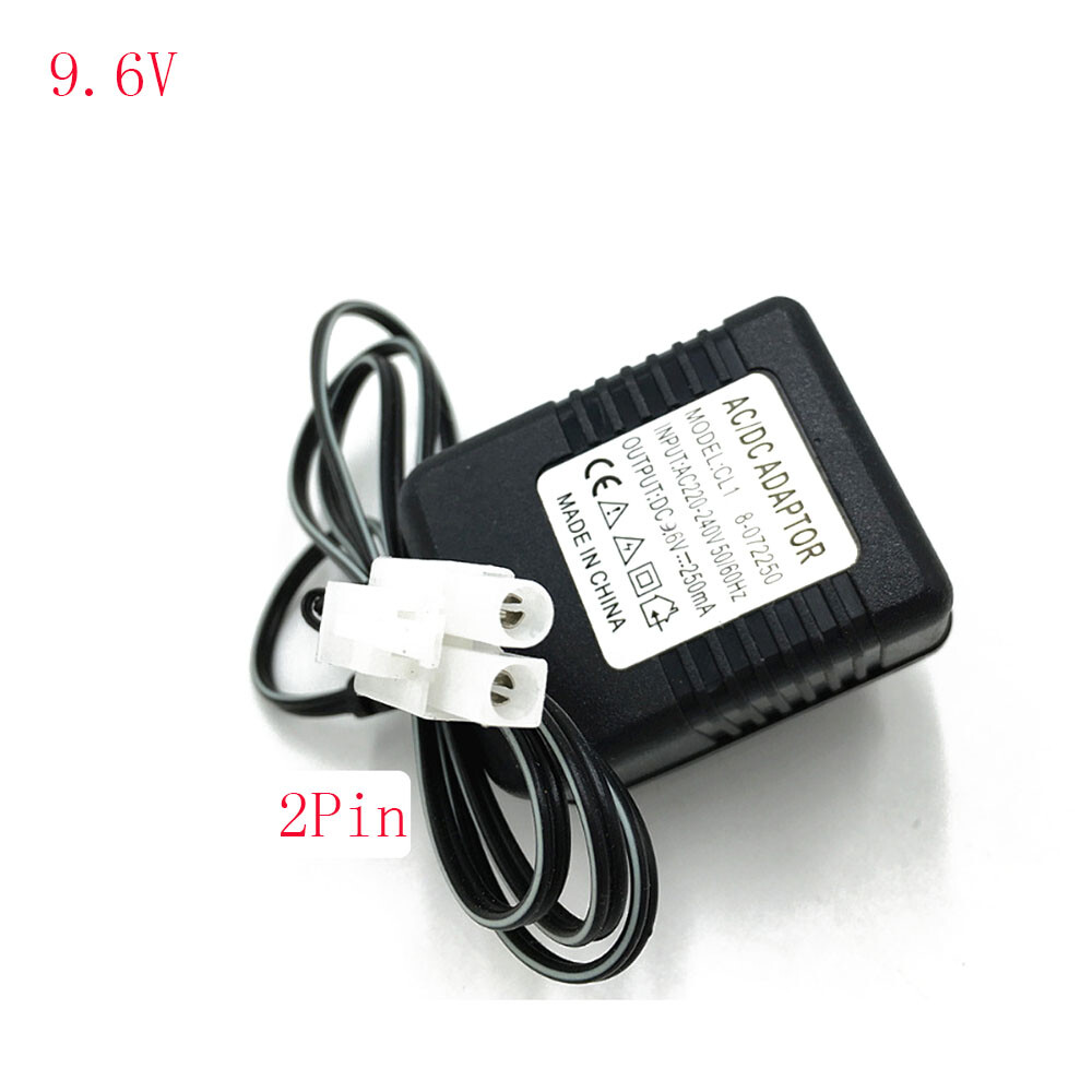7.2V 9.6V 2Pin Power Charger for NiCd NiMH Battery 220-240V EU Plug for RC Toy