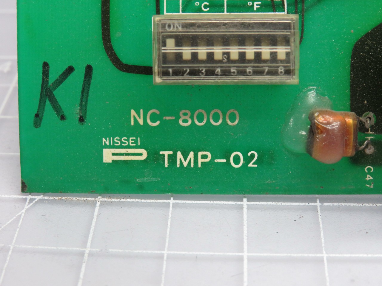 OMRON E5K-95CA-B TMP-02 NC-8000 CIRCUIT BOARD T170803