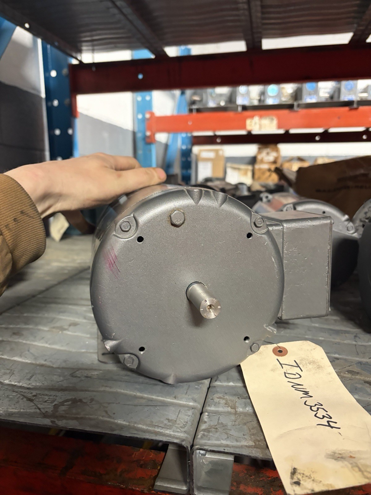 NEW NO BOX IDNM3534 baldor inverter drive motor 56C , 230/460v, 1725 RPM .33 HP