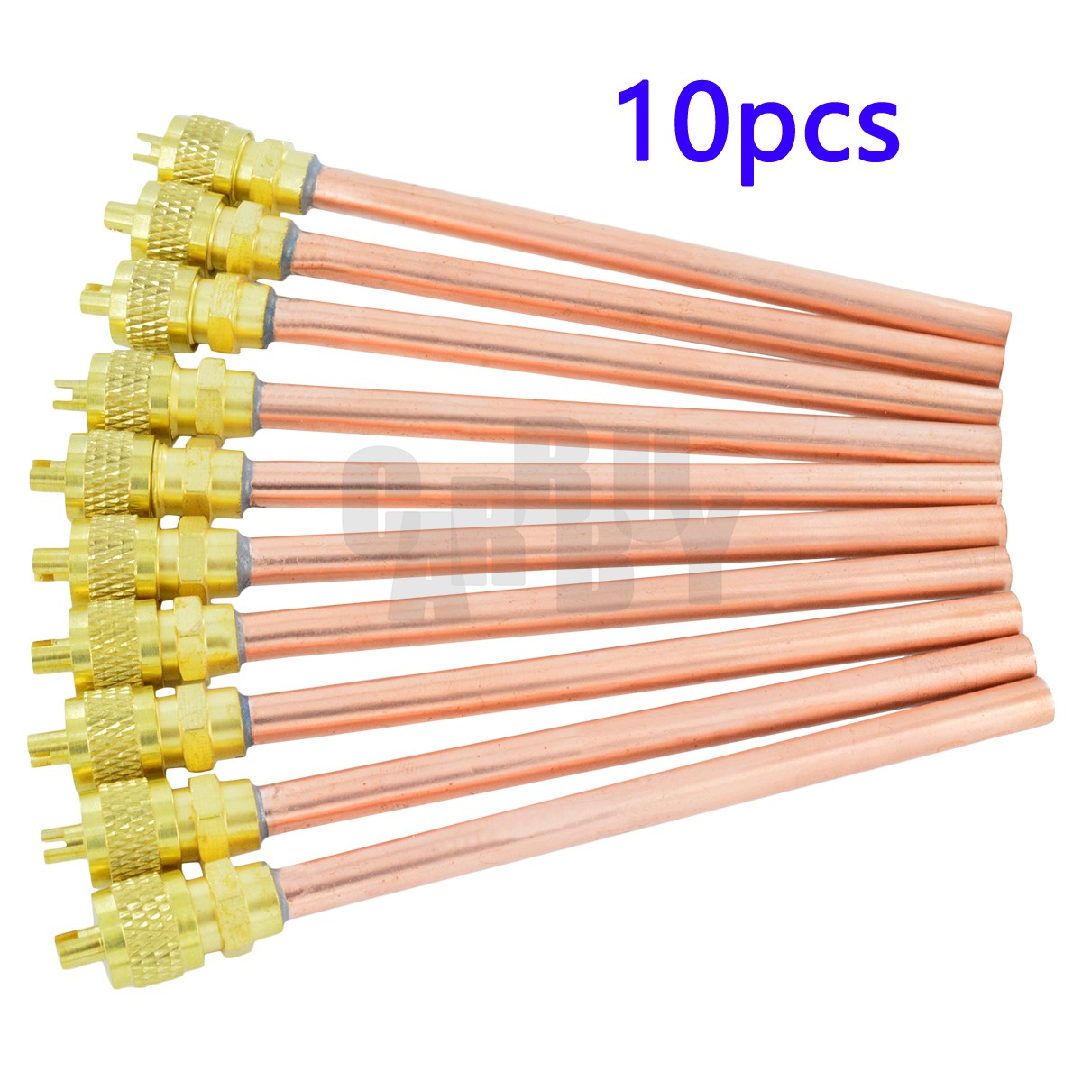 10x Service/Access Valve 1/4″ SAE *1/4″ OD *4.65″ Stem Core AC Refrigeration Kit