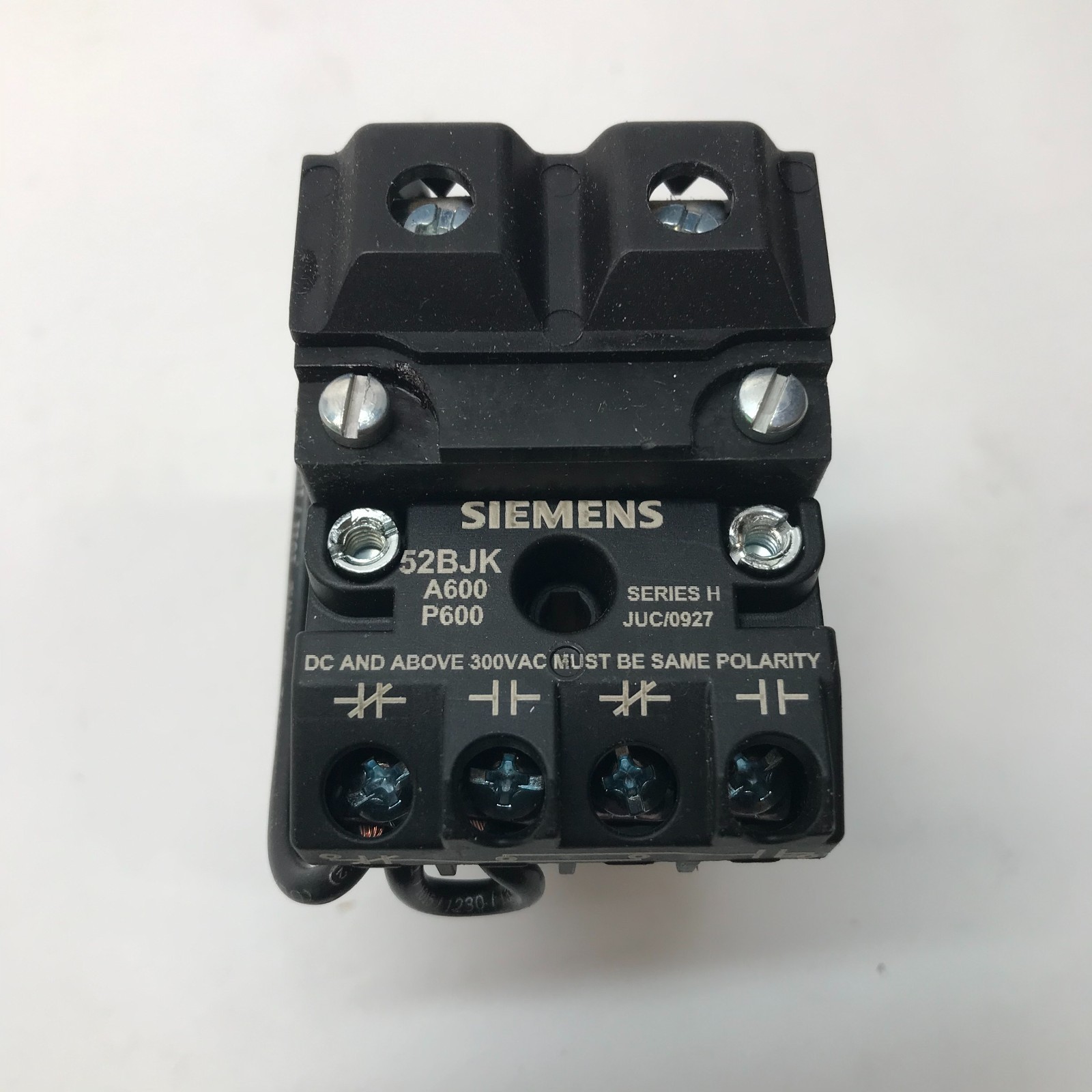 Siemens 52BT6G3AB Push to Test Pilot Light Transformer Type, 120 Volts – New