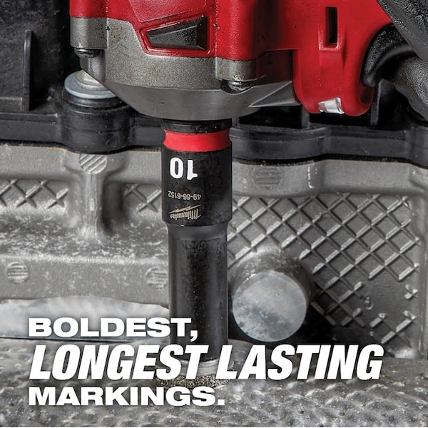 Milwaukee Tool 49-66-6816 19 Pc. Shockwave Impact Duty 3/8″ Drive Metric Deep