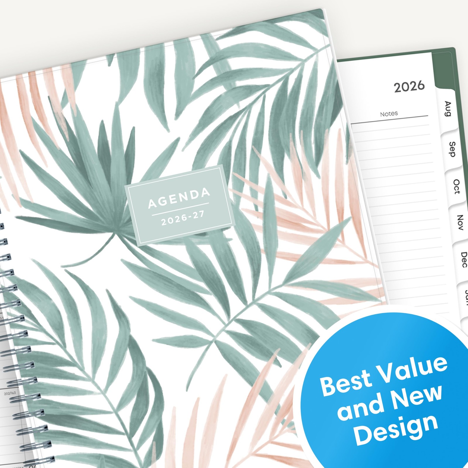 2026-2027 Weekly and Monthly Academic Year Planner Calendar, July 2026 – June…
