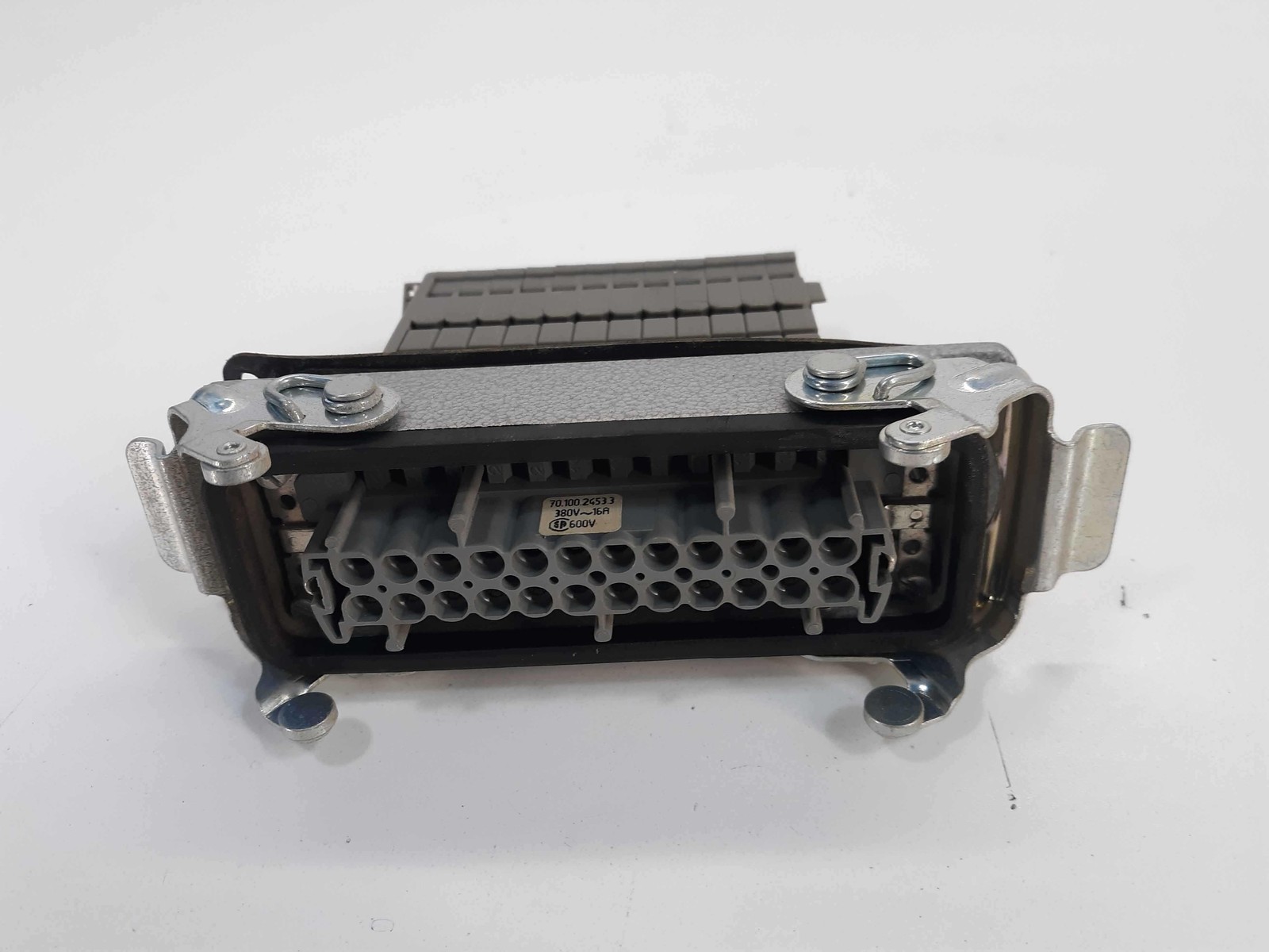 Harting HAN 24-PIN 16A 380V Hinge Lock Cable Plug End
