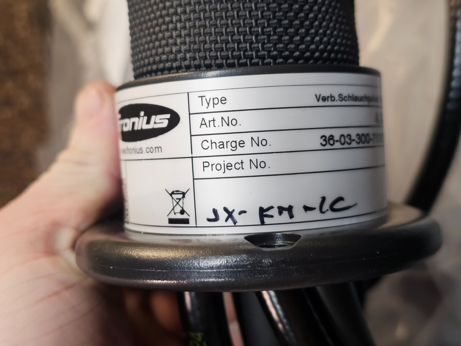 Fronius 4,047,291 Connecting Hose package W/4m/95mm² for VR 1500