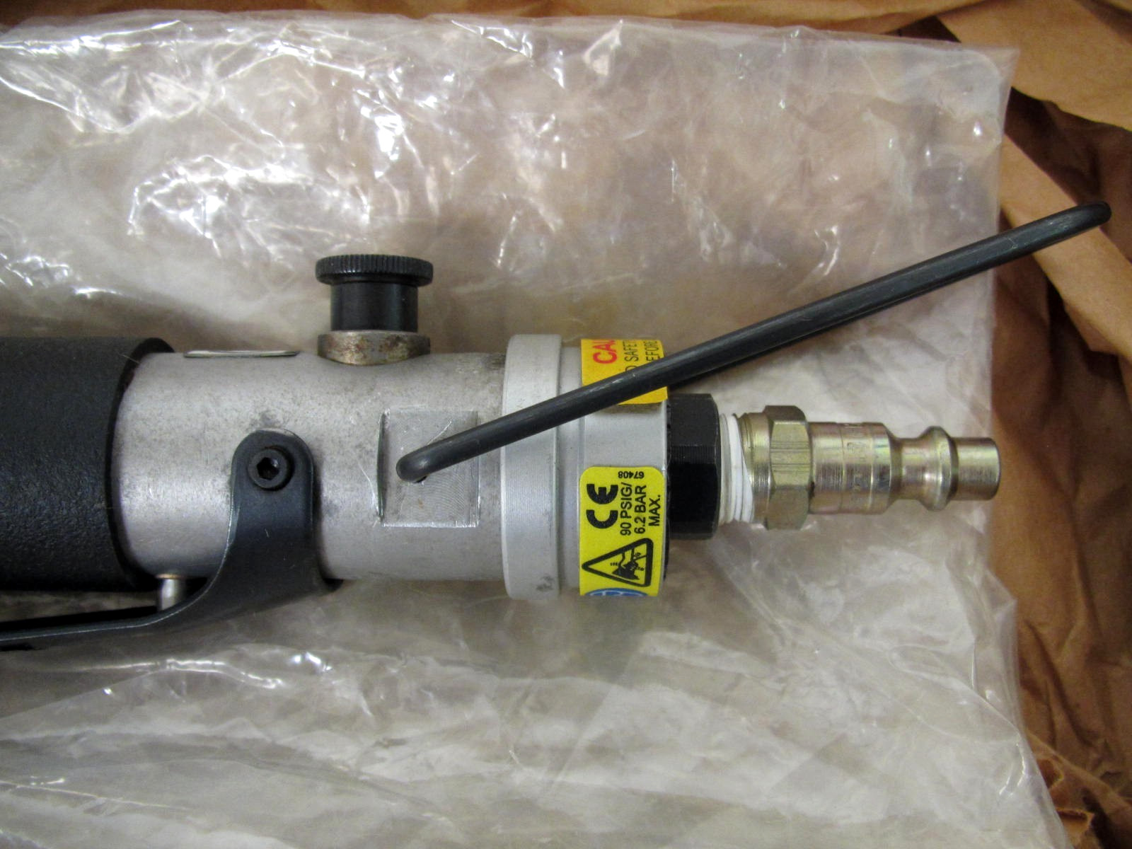 New Sioux 1SM2107 1/4″ 800RPM Stall Inline Reversible Pneumatic Air Screwdriver